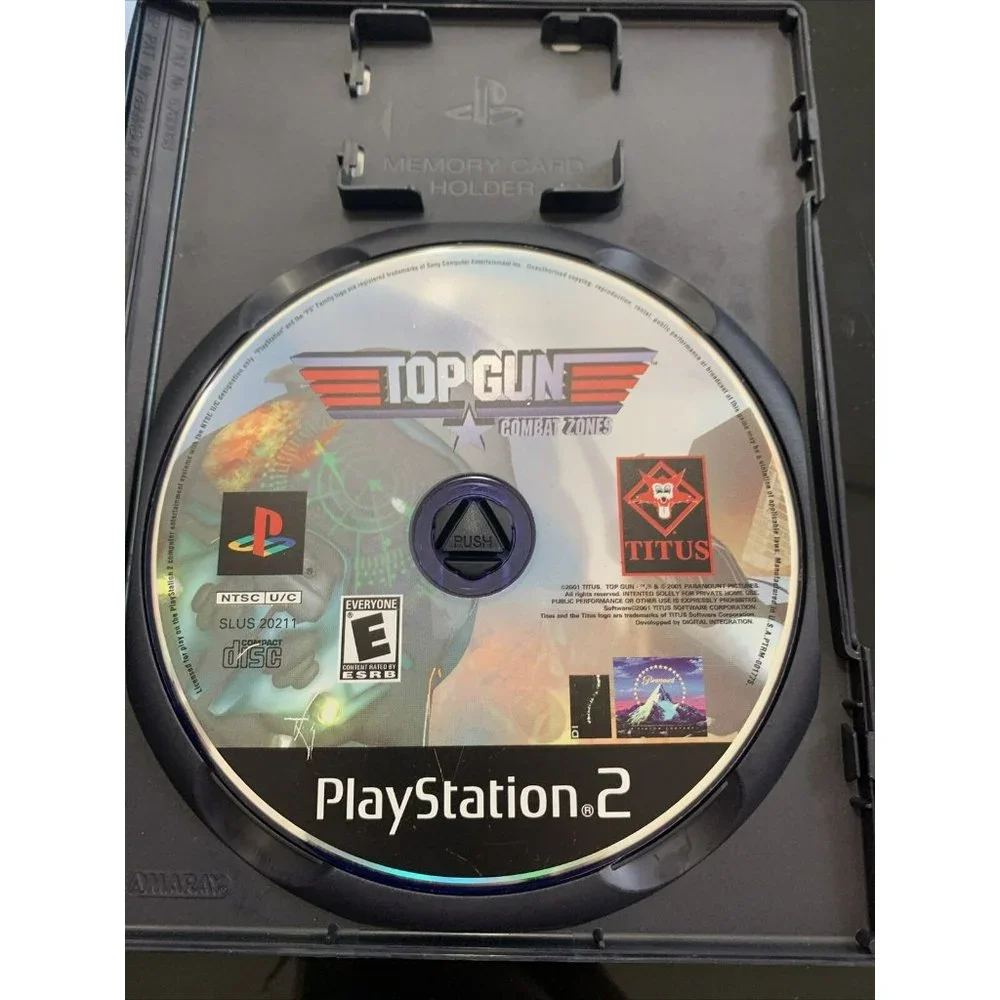 Top Gun: Combat Zones‎ (Sony PlayStation 2, 2001) - European Version